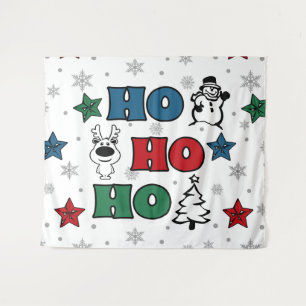 Ho-Ho-Ho Christmas design Tapestry