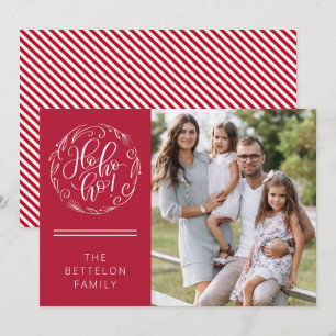 Ho ho ho! Christmas Flat Holiday Photo Card 