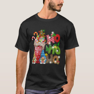 Ho Ho Ho Christmas Gnome Ice Cream Lover T-Shirt