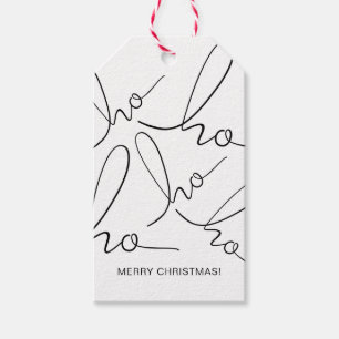 Ho Ho Ho Christmas Holiday Gift Tag