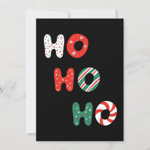 Ho Ho Ho Christmas Invitation