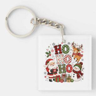 Ho Ho Ho Christmas Key Ring