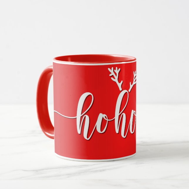 HO HO HO Christmas  Mug (Front Left)