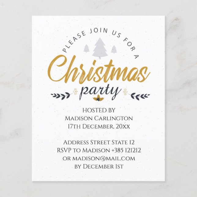 Ho ho ho! Christmas Party Flyer (Front)