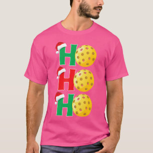 Ho Ho Ho Christmas Pickleball Wo Funny Pickleball T-Shirt
