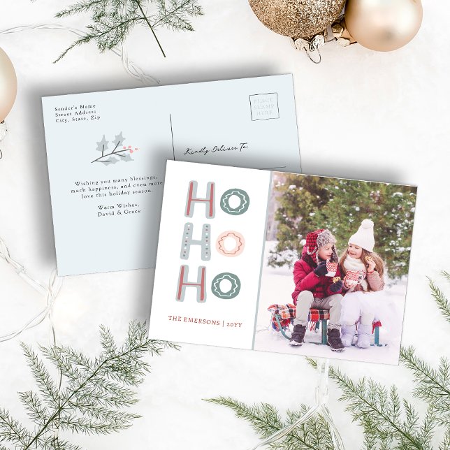Ho Ho Ho Christmas Postcard (Ho Ho Ho Christmas Postcard
)