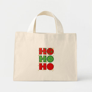 HO HO HO Christmas Tiny Tote Bag