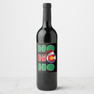 Ho Ho Ho Colorado Wine Label