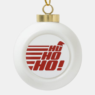 Ho Ho Ho custom Christmas ornament