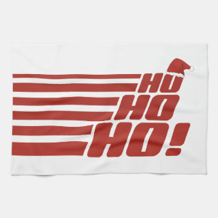 Ho Ho Ho custom Xmas kitchen towels