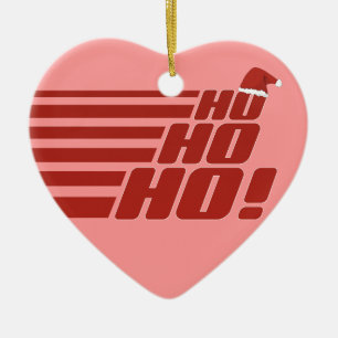 Ho Ho Ho custom Xmas ornament