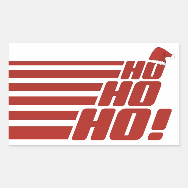 Ho Ho Ho custom Xmas stickers (Front)