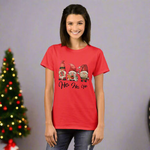 Ho Ho Ho ! Cute Nordic Gnomes Christmas  T-Shirt