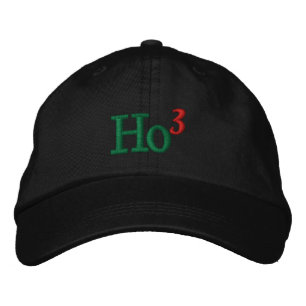 Ho Ho Ho Embroidery Embroidered Hat