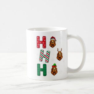 Ho Ho Ho Er Spaniel Dog Lover Christmas Santa Elf  Coffee Mug