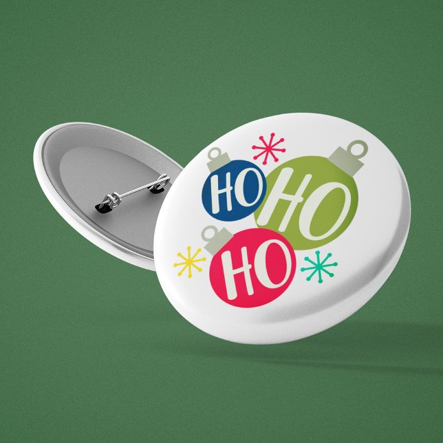 Ho Ho Ho Festive Christmas Xmas Family Matching 3 Cm Round Badge (Creator Uploaded)