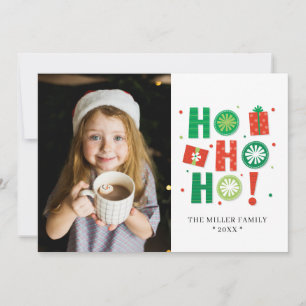 Ho Ho Ho Festive Holiday Personalised Photo