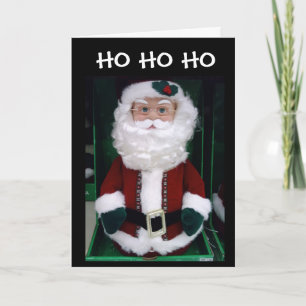 HO HO HO "GET YOUR SANTA ON" CHRISTMAS HOLIDAY CARD