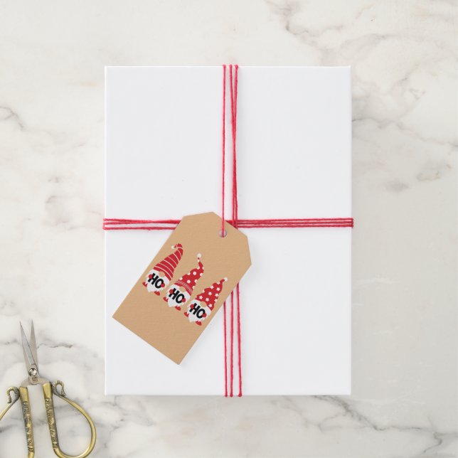 Ho Ho Ho Gift Tags (With Twine)