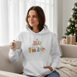 Ho Ho Ho Groovy Merry Christmas Hoodie