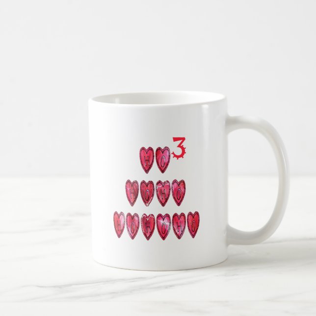Ho Ho Ho Hearts Collection. Coffee Mug (Right)