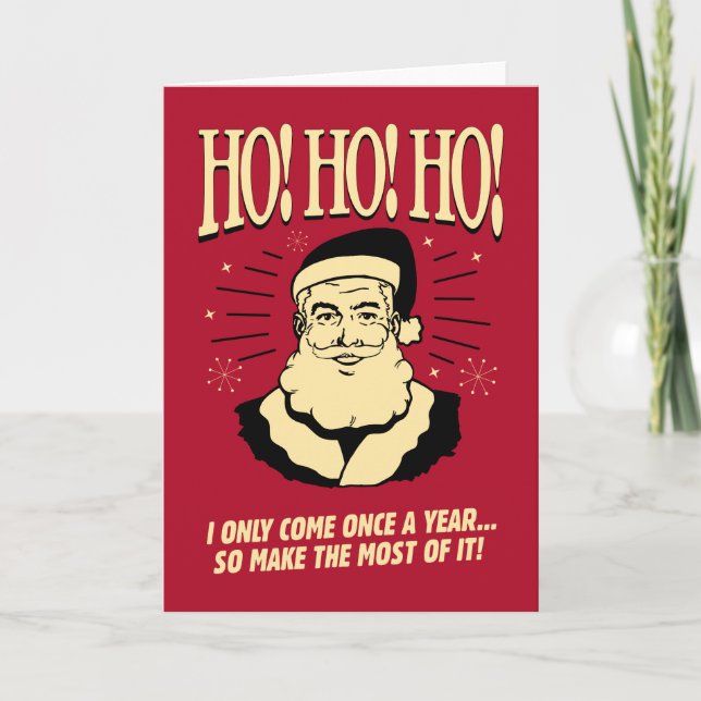 Ho! Ho! Ho! Holiday Card (Front)
