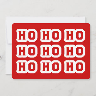HO HO HO HOLIDAY CARD