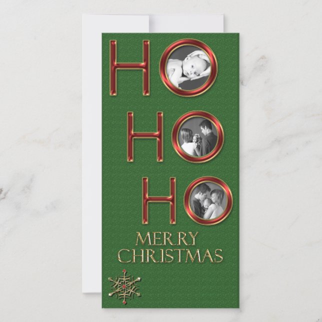 HO HO HO HOLIDAY CARD (Front)