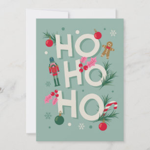 Ho Ho Ho Holiday Cheer Card