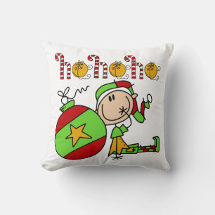 Ho Ho Ho Holiday Elf Cushion
