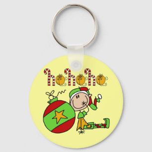 Ho Ho Ho Holiday Elf Key Ring