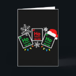 Ho Ho Ho Holmium Chemistry Element 67 Periodic Tab Card<br><div class="desc">Ho Ho Ho Holmium Chemistry Element 67 Periodic Table</div>