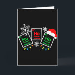 Ho Ho Ho Holmium Chemistry Element 67 Periodic Tab Card<br><div class="desc">Ho Ho Ho Holmium Chemistry Element 67 Periodic Table</div>
