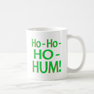 "Ho-Ho-Ho-Hum" Green Logo Coffee Mug