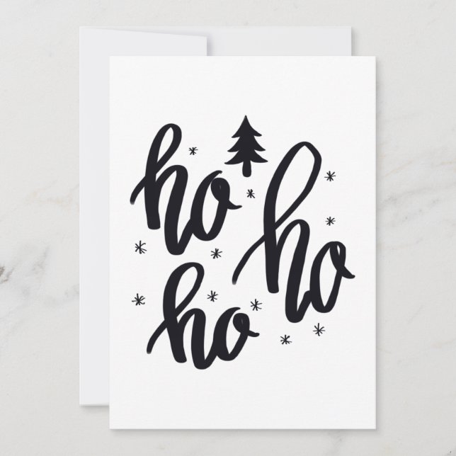 ho ho ho Karte Holiday Card (Front)