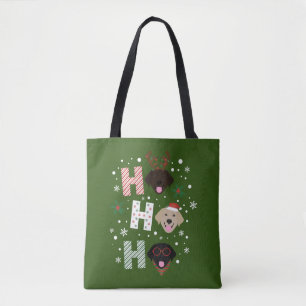 Ho Ho Ho Labrador Retriever Merry Christmas Tote Bag
