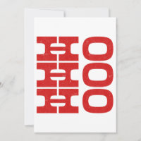 Ho Ho Ho (letterpress style) Groupon