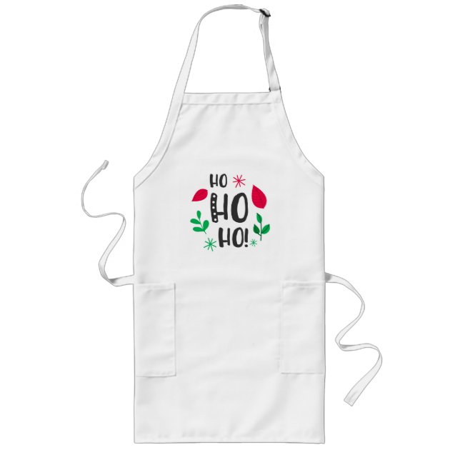 Ho Ho Ho Long Apron (Front)