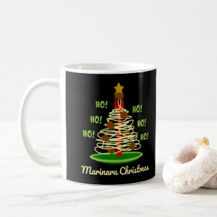 Ho! Ho! Ho! Marinara Christmas Pasta Tree Coffee Mug