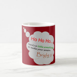 Ho Ho Ho Merry and Bright Coffee Mug