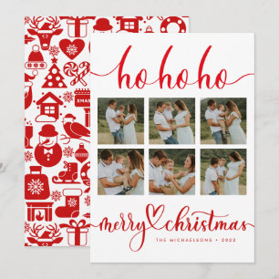 HO HO HO MERRY CHRISTMAS Add Your Photos Collage