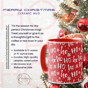 Ho-Ho-Ho Merry Christmas Ceramic Mug