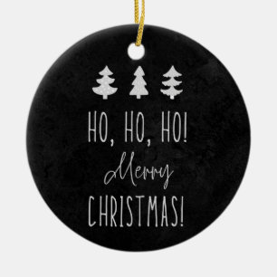 Ho, Ho, Ho! Merry Christmas! Ceramic Tree Decoration