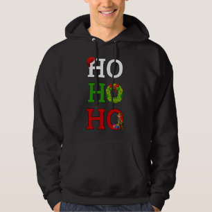 Ho Ho Ho Merry Christmas Elf Hoodie