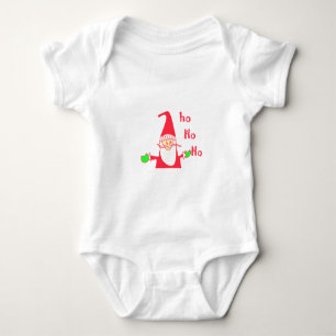 Ho Ho Ho Merry Christmas From Santa.png Baby Bodysuit