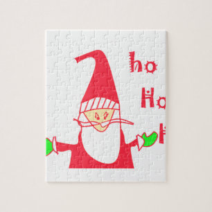 Ho Ho Ho Merry Christmas From Santa.png Jigsaw Puzzle