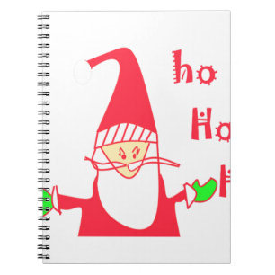 Ho Ho Ho Merry Christmas From Santa.png Notebook