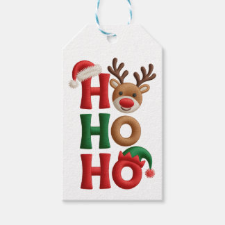 Ho Ho Ho Merry Christmas Gift Tags