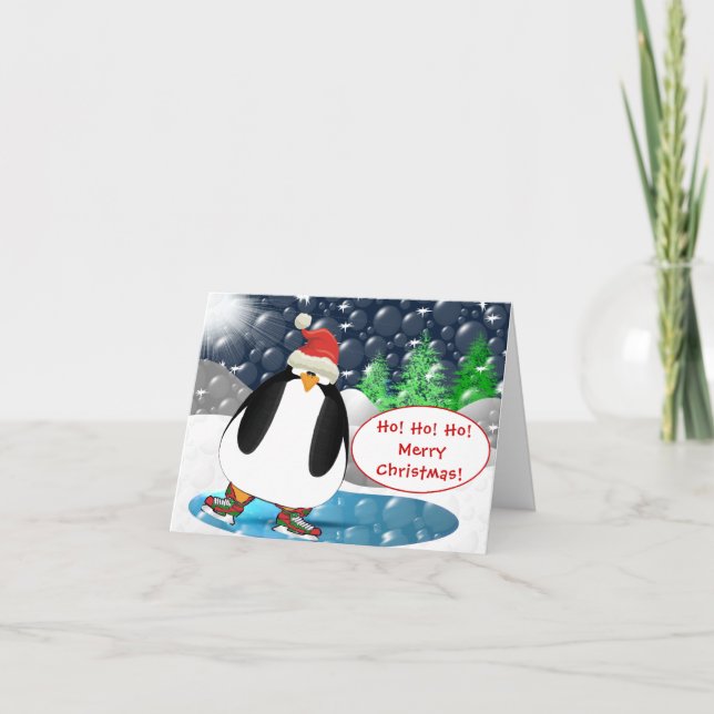 Ho!Ho!HO! Merry Christmas! Holiday Card (Front)