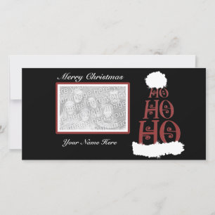 Ho Ho Ho ~ Merry Christmas Holiday Card